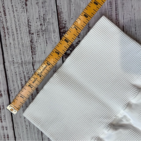 Free People Movement Happiness Runs Extra Hi Rise White Leggings - Picture 8 of 9